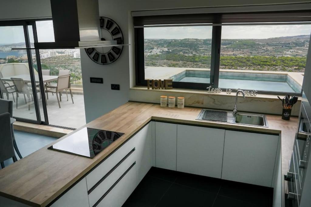 Apartamento Lux Sea&Country Views With Pool Mellieħa Exterior foto