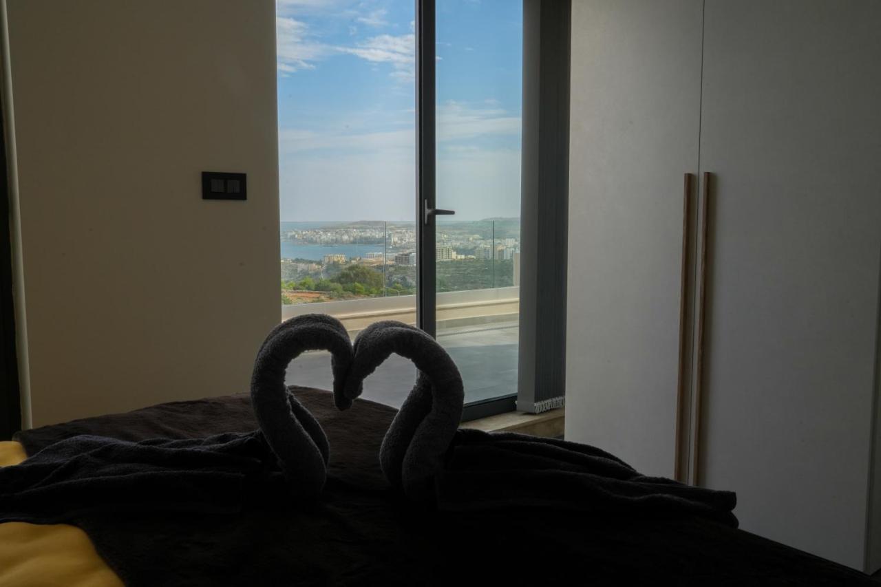 Apartamento Lux Sea&Country Views With Pool Mellieħa Exterior foto