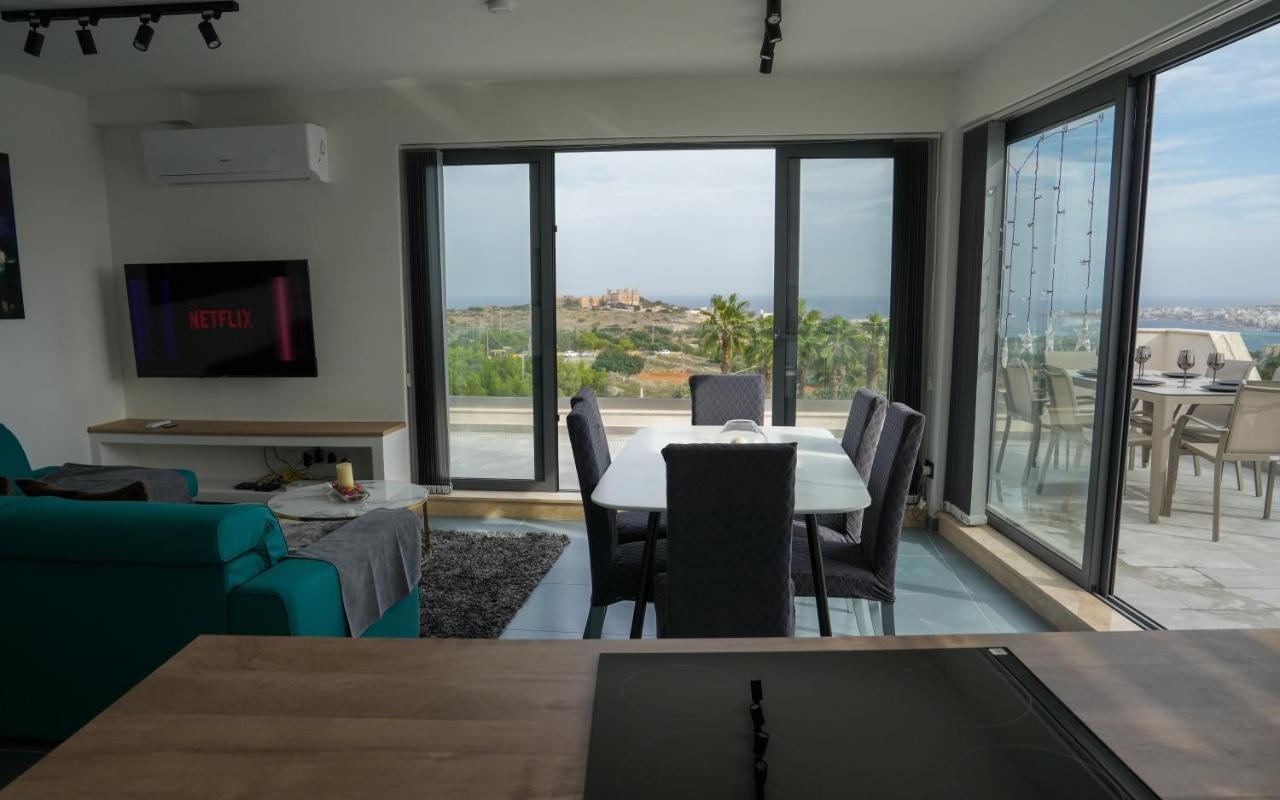 Apartamento Lux Sea&Country Views With Pool Mellieħa Exterior foto